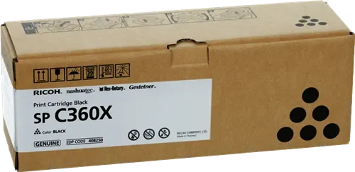Ricoh SP C360XBK Noir(e) Toner — Consommables informatiques