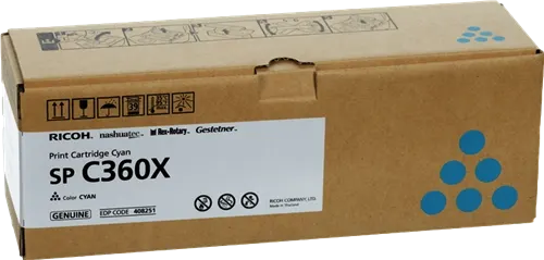 Ricoh SP C360XC Cyan Toner — Consommables informatiques