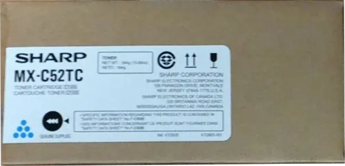 Sharp MX-C52TC Cyan Toner — Consommables informatiques