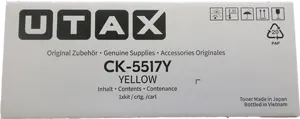 Utax CK-5517Y Jaune Toner — Consommables informatiques