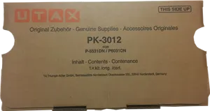 Utax PK-3012 Noir(e) Toner — Consommables informatiques