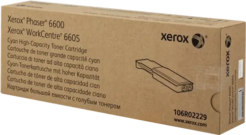 Xerox 106R02229 Cyan Toner — Consommables informatiques