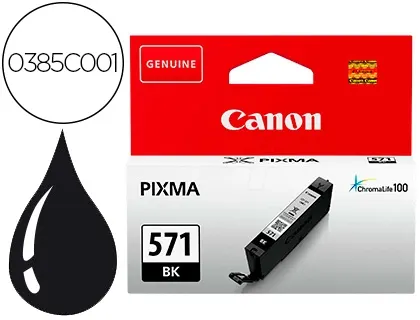 CANON CLI-571 BK — Cartouches & toners