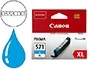 Canon 571XL cartouche jet d'encre cyan haute capacité authentique (CLI571C XL) — Cartouches & toners — vue 2