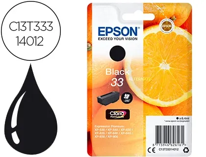 Cartouche d'encre original epson t3331 noir — Non classé