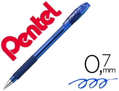 Stylo-bille pentel feel- it écriture moyenne pointe 0.7mm encre coloris bleu — Non classé