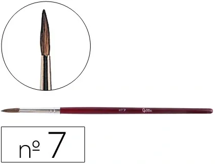 Pinceau liderpapel bois virole chromée aquarelle nº7 — Non classé