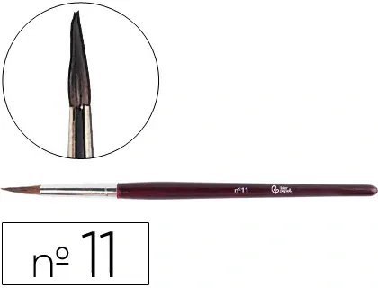 Pinceau liderpapel bois virole chromée aquarelle nº11 — Non classé