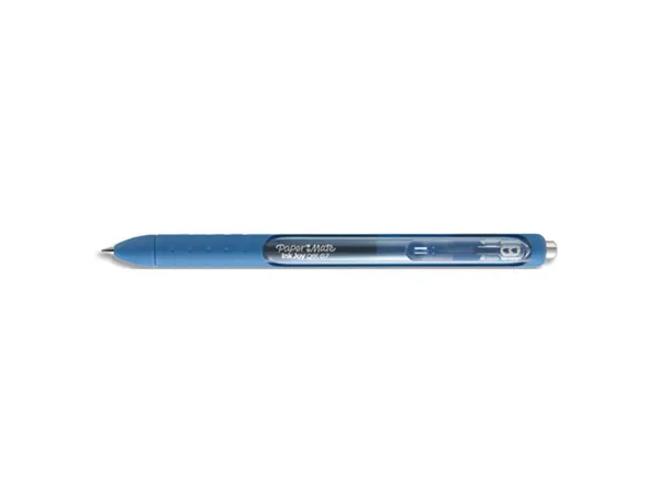 Stylo-bille paper mate inkjoy gel rétractable écriture moyenne 0.7mm encre douce grip coloris bleu — Non classé
