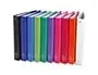 Classeur 4 anneaux en carton plastifié, format A4, dos 4 cm, 10 coloris assortis, EXACOMPTA — Classement & archivage — vue 2