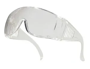Lunettes visiteur deltaplus piton polycarbonate monobloc uv400 incolore — Non classé
