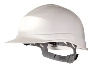 Casque deltaplus chantier zircon 1 polyéthylène serrage glissière +50ºc/-10ºc isolement électrique coloris blanc — Non classé