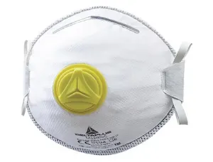 Demi-masque deltaplus jetable m1200v fibre synthétique non tissée moule ffp2 lanières élastique valve boite de 10 — Non…