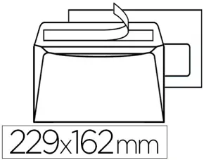 Enveloppe gpv c5 162x229mm 90g adhésive fermeture rapide sécurisée définitive blanche boîte 500 unités — Non classé