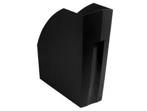 Porte-revues exacompta the magazine ecoblack 292x110x320mm stable grande capacité forme conique noir — Non classé