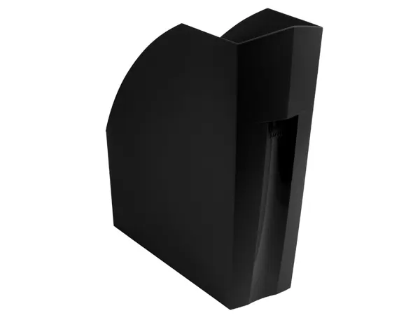 Porte-revues exacompta the magazine ecoblack 292x110x320mm stable grande capacité forme conique noir — Non classé