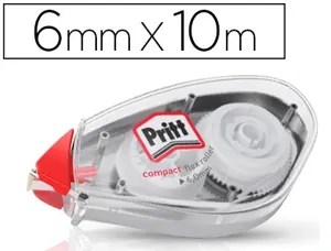 Correcteur pritt compact dévidoir ruban 6mmx10m 1 ligne application frontale réécriture immédiate protection embout — Non…