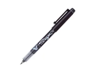 Stylo-feutre pilot v sign pen écriture moyenne 0.6mm pointe fibre polyester encre intense liquide niveau visible noir — Non…