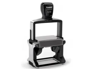 Timbre trodat metal line 5208 monture seule 68x48 10 lignes maximum coloris noir — Non classé