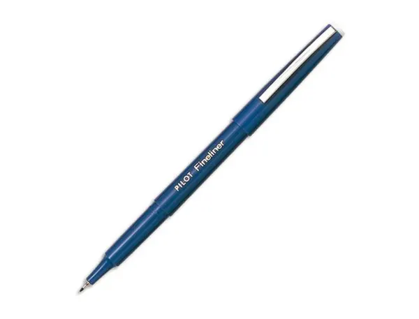 Stylo-feutre pilot fineliner écriture fine 0.3mm pointe polyacétate baguée encre liquide permet copies carbone bleu — Non…