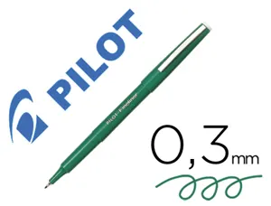 Stylo-feutre pilot fineliner écriture fine 0.3mm pointe polyacétate baguée encre liquide permet copies carbone vert — Non…