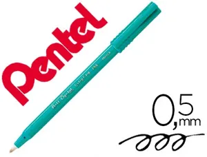 Feutre roller ball pentel r50 bille pointe plastique écriture moyenne 0.4mm coloris noir — Non classé