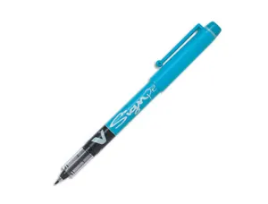 Stylo-feutre pilot v sign pen écriture moyenne 0.6mm pointe fibre polyester encre intense liquide coloris turquoise — Non…