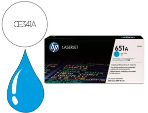 Toner laser original hp 651a 16000 p cyan — Non classé