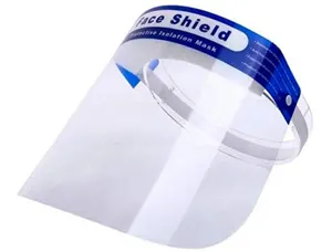 Visiere de protection amovible paperflow anti reflet anti buee lavable systeme de reglage 54/64cm lot 25 unites — Non classé