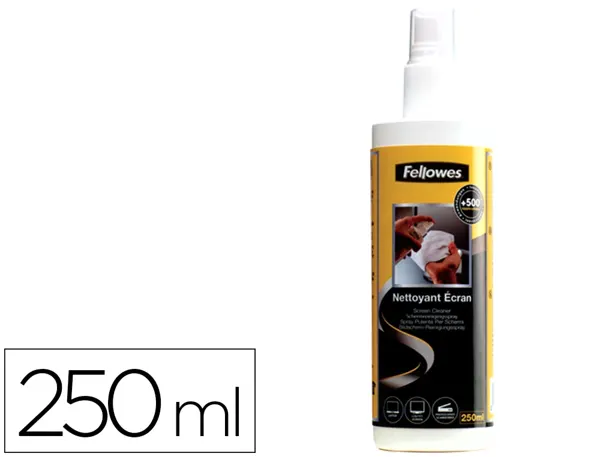 Produit nettoyant fellowes ecrans crt/tft/lcd plasma ordinateurs portables antistatique spray 250ml — Non classé