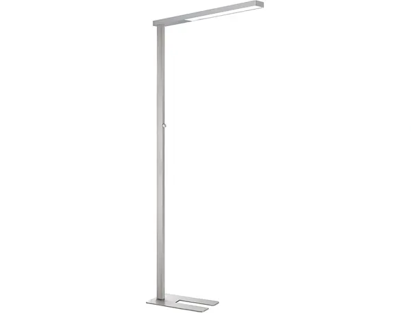 Lampadaire unilux led stratus ergonomique aluminium         recyclable variateur sur le   mat 4250 lumen coloris gris — Non…