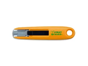 Cutter securite olfa sk-7 green modele poche lame auto-retractable et reversible largeur 12,5mm coloris jaune — Non classé