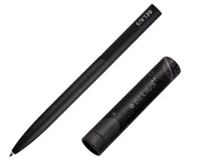 Stylo-bille belius rocket b monochrome sans agrafe encre bleue coloris noir dans coffret cadeau original cylindrique — Non…
