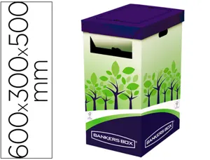 Collecteur fellowes bankers box vertical carton           600x300x500mm multicolor — Non classé