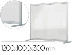Separateur nobo premium en plexiglas transparent         1200x1000x300mm — Non classé