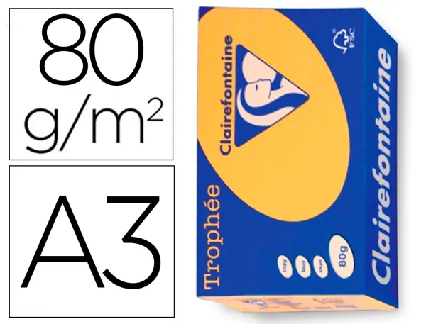 Clairefontaine Papier universel Trophée, A3, bouton d'or — Papier copieur et imprimante