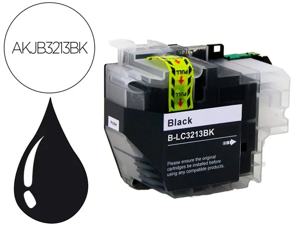 Cartouche d'encre compatible brother lc3213 bk 400 p noir — Non classé