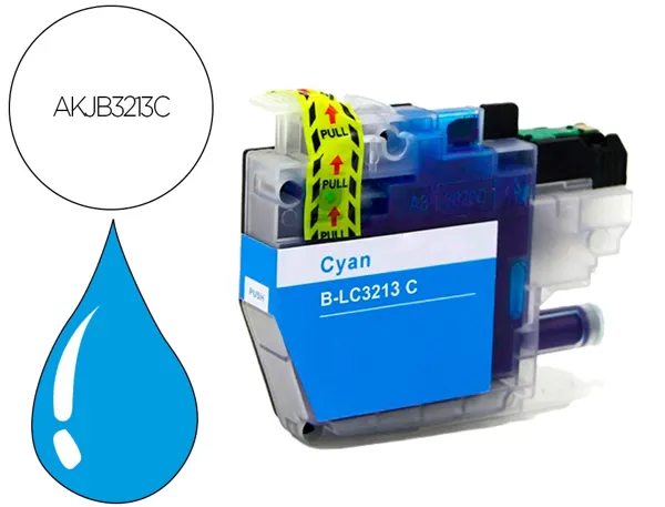 Cartouche d'encre compatible brother lc3213 cy 400 p cyan — Non classé