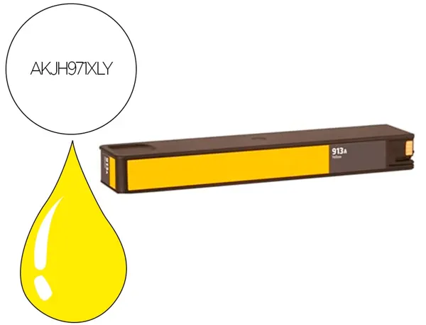 Cartouche d'encre compatible hp 973xl 7000 p jaune — Non classé