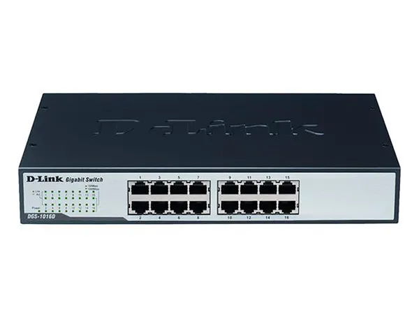 Switch de bureau d-link commutateurs 16 ports         10/100/1000mbps controle de   flux auto detection par — Non classé