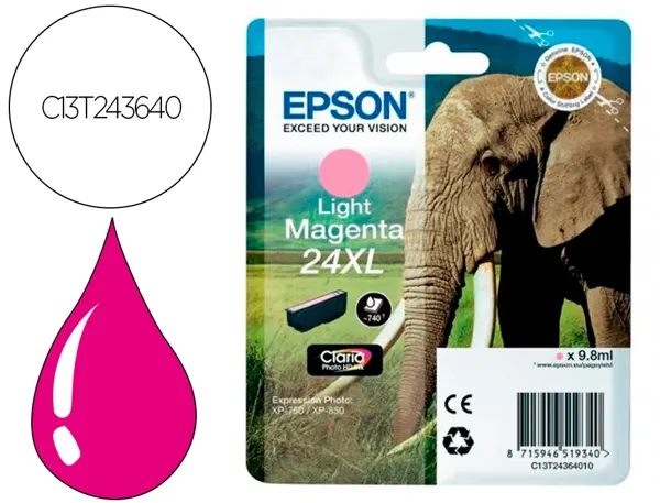Cartouche d'encre original epson 24xl magenta — Non classé