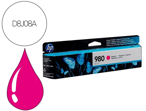 Toner laser original hp 980 6600 p magenta — Non classé