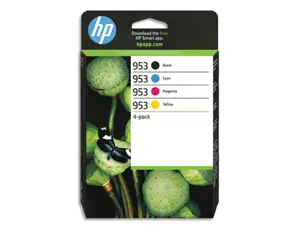 Cartouche d'encre original hp 953 900 p noir / 630 p couleurnoir/cyan/magenta/jaune pack 4couleur — Non classé
