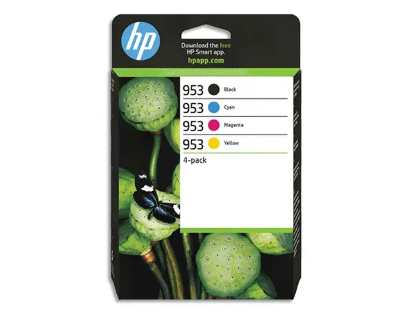 Cartouche d'encre original hp 953 900 p noir / 630 p couleurnoir/cyan/magenta/jaune pack 4couleur — Non classé