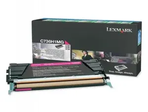 Toner laser original lexmark 10000 p magenta — Non classé