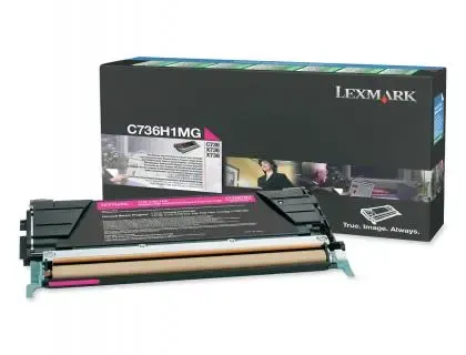 Toner laser original lexmark 10000 p magenta — Non classé