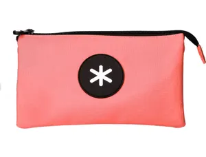 Trousse scolaire antartik plate 3 compartiments         220x30x120mm coloris corail — Non classé