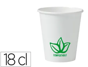 Gobelet en carton coldis biodegradable compostable de  contenance 18cl paquet de 50 — Non classé