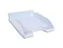 Corbeille A Courrier Exacompta Combo Midi Pour Documents A4 Bleu Pastel Glossy — EQUIPEMENT CLASSE ET BUREAU — vue 2