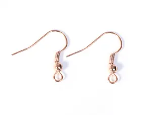 Boucle d'oreilles metalliques crochet hippie ouvert dore    20x18mm  paquet 10 unites — Non classé